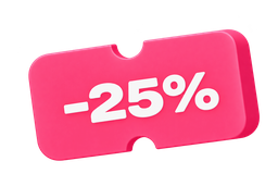 Скидка 25 процентов